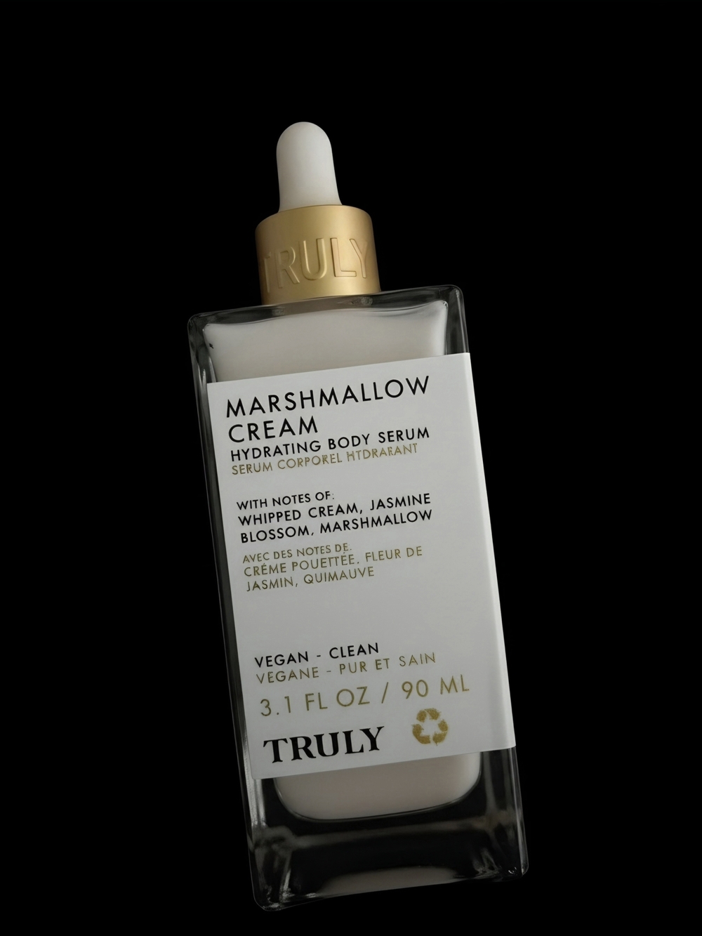 TRULY Marshmallow Cream Hydrating Body Serum – White & Gold